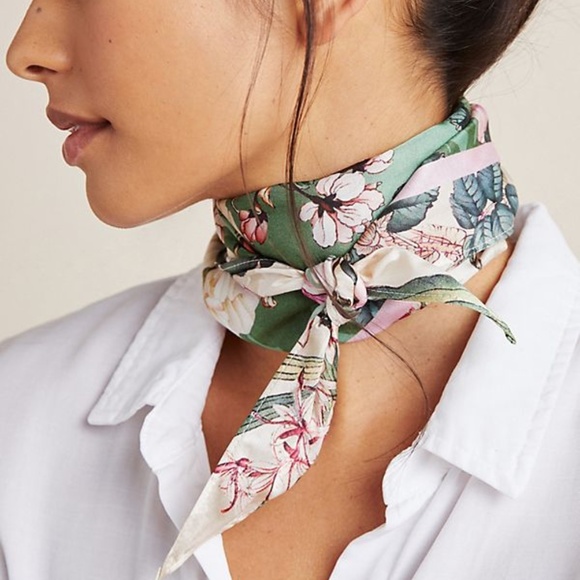 Anthropologie Accessories - new Anthropologie Morisot Silk Scarf
